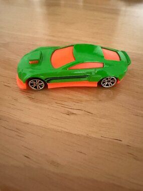 Neon Green & Orange Muscle Car Diecast Custom Hood Scoop